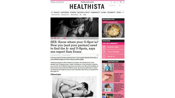 Know where your G-spot is? Now find your A and U-spots too - Healthista