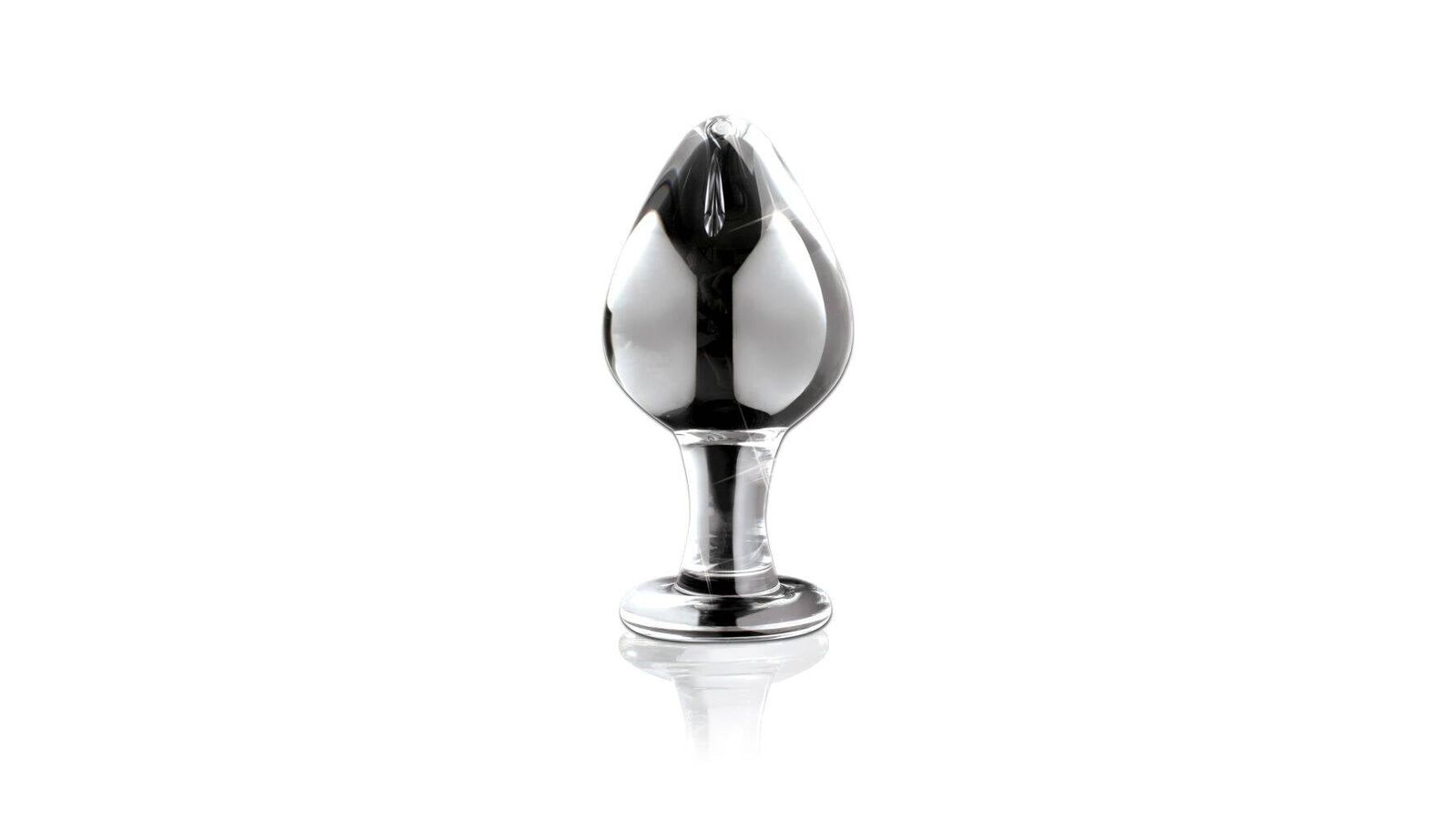 Icicles No 25 Fat Clear Glass Dildo Butt Plug Jo Divine Icicles No 25 Fat Clear Glass Dildo Butt Plug Jo Divine