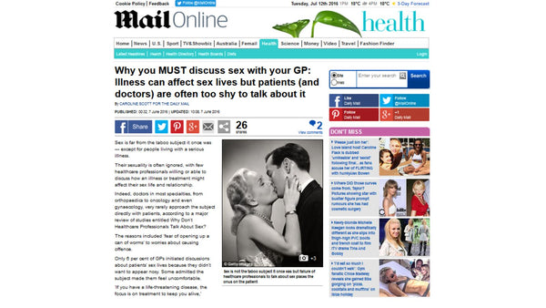 Talking to your doctor about sexual issues - Daily Mail