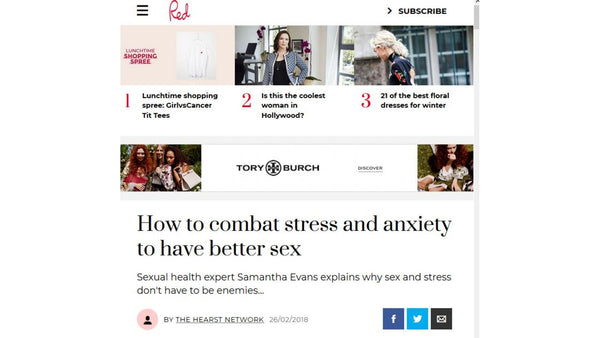 How to combat Anxiety and Stress to enjoy Better Sex -RedOnline