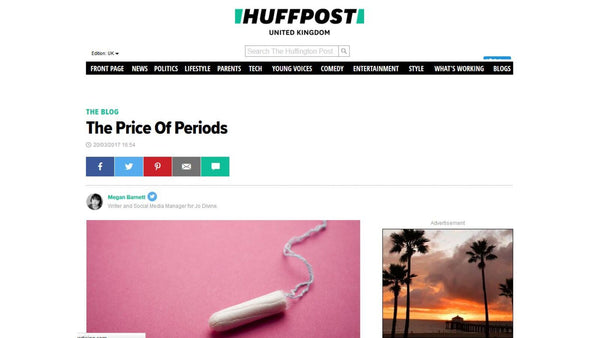 The Price of Periods - Huff Post Lifestyle