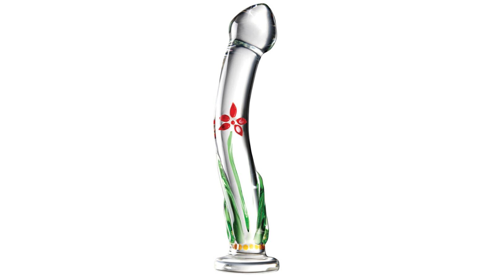 Icicles No 21 G-spot Curve Glass Dildo  Jo Divine