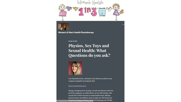 Physios, sex toys and sexual health - Womens Health Facebook Blog