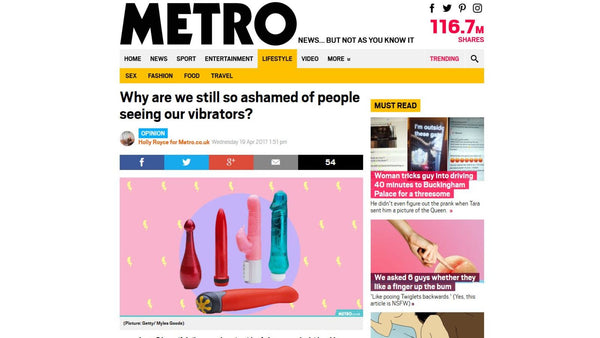 Why are we still ashamed about people seeing our vibrators? - Metro