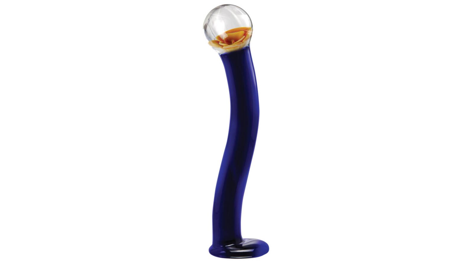 Icicles No 17 Violet Blossom Glass Dildo Jo Divine Icicles No 17 Violet Blossom Glass Dildo Jo Divine