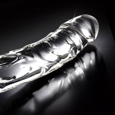 Icicles No 62 Clear Realistic Glass Dildo
