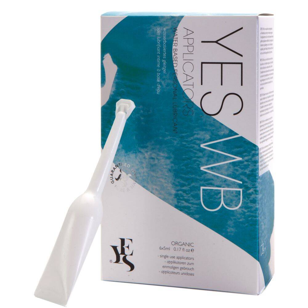 Yes Organic Water-based Lubricant Applicators - Soil Association approved Jo Divine Yes Organic Water-based Lubricant Applicators - Soil Association approved Jo Divine