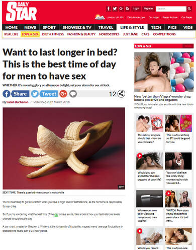Want to last longer in bed? This is the best time of day for men to have sex - Daily Star