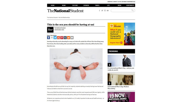 This is the Sex You Should Be Having At Uni - The National Student