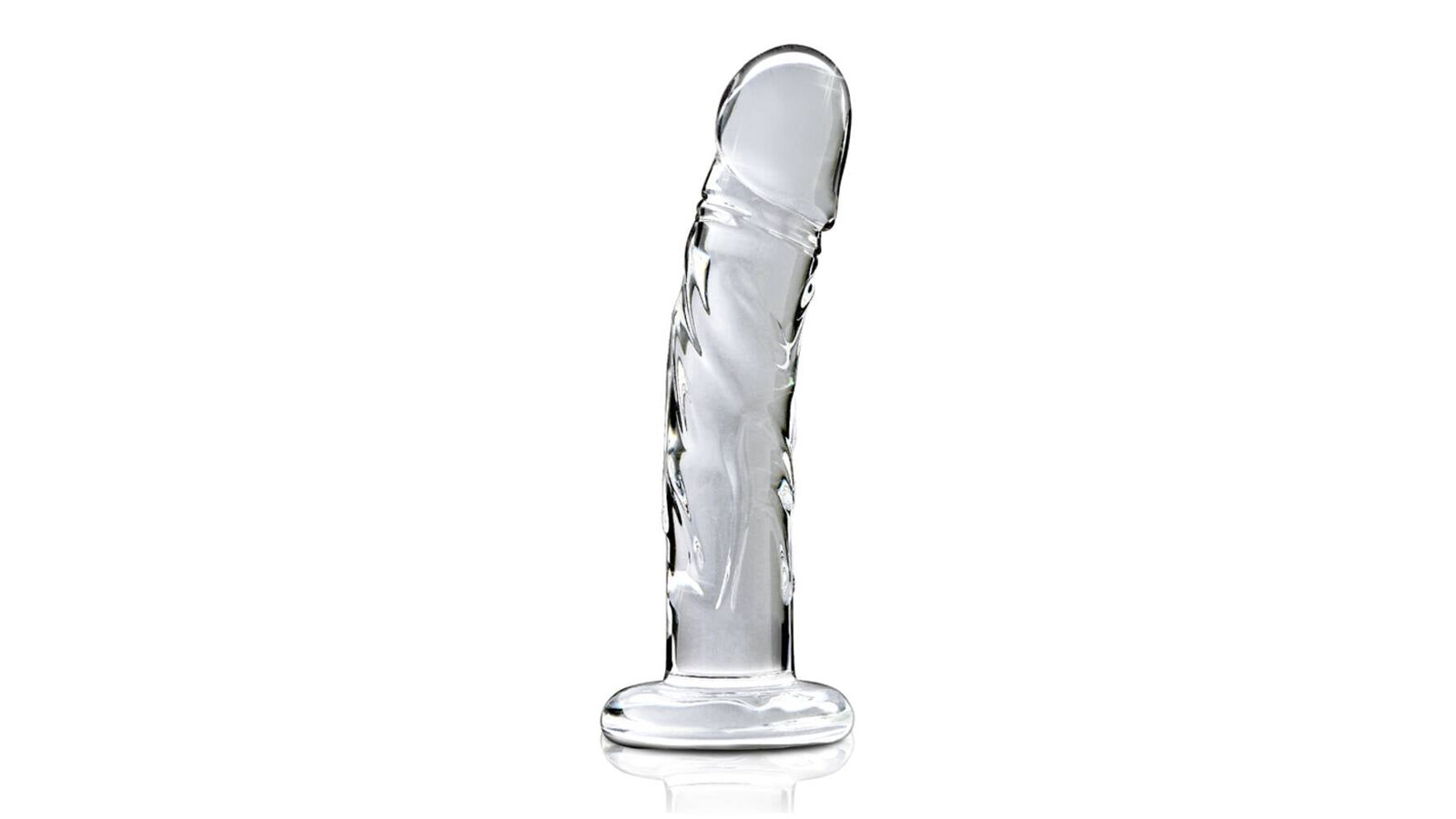 Icicles No 62 Clear Realistic Glass Dildo