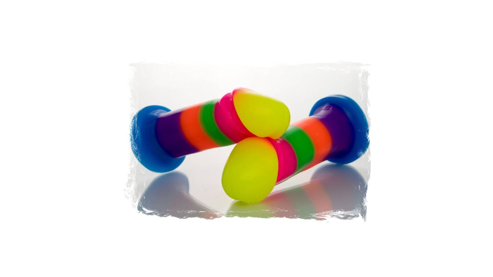 Godemiche Adam 6 inch Rainbow