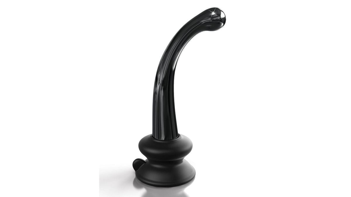 Icicles No 87 G-spot Suction Cup Glass Dildo