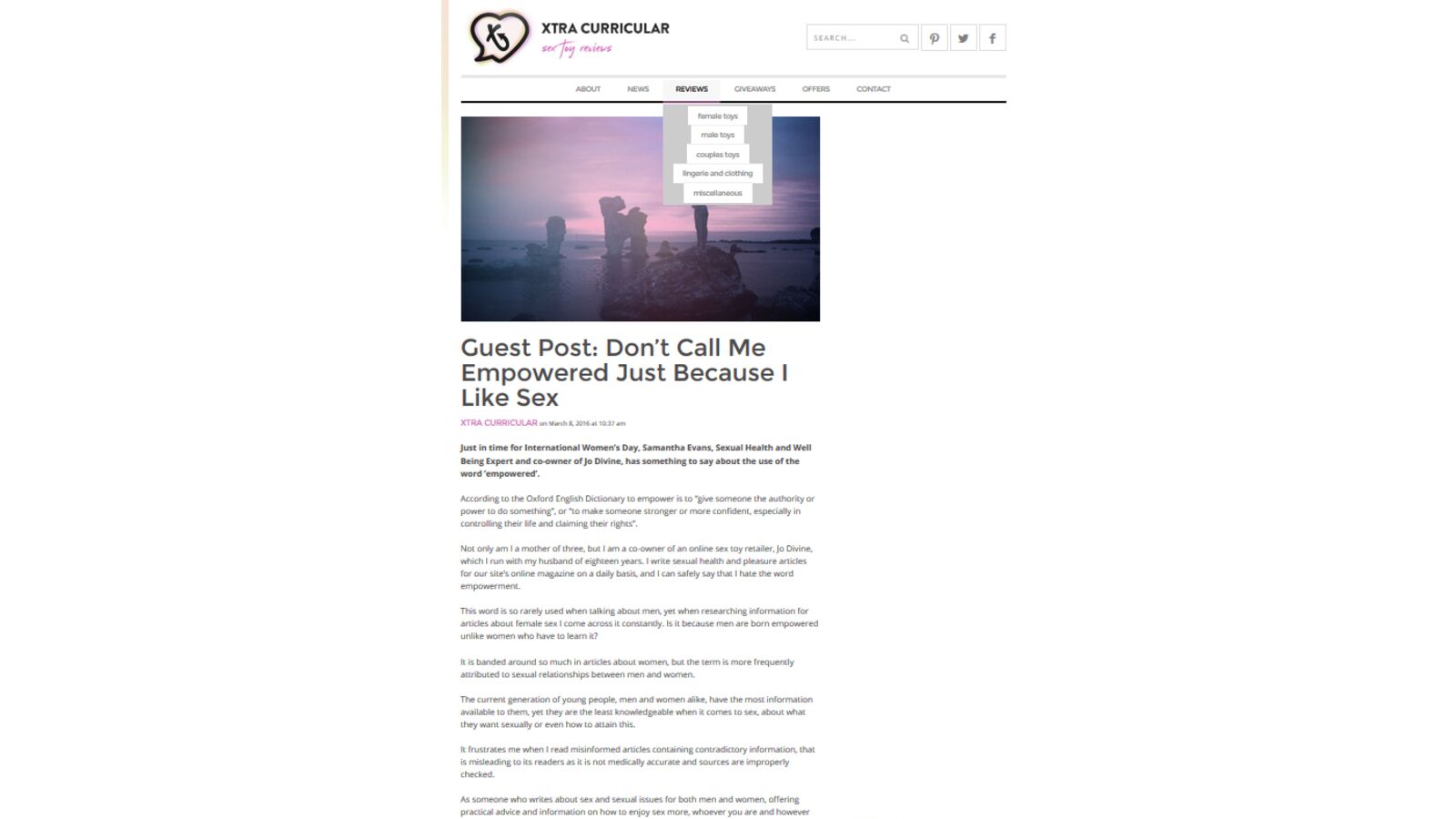 Don't call me Empowered just because I like Sex - Xtracurricular