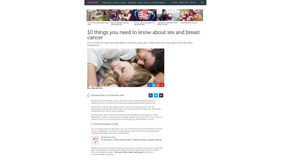 10 Things You Need To Know About Sex and Breast Cancer - NetDoctor