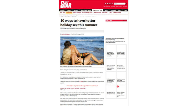 10 ways to have Better Holiday Sex this Summer -Daily Star