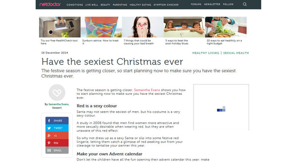 How to Have the Sexiest Christmas ever -NetDoctor