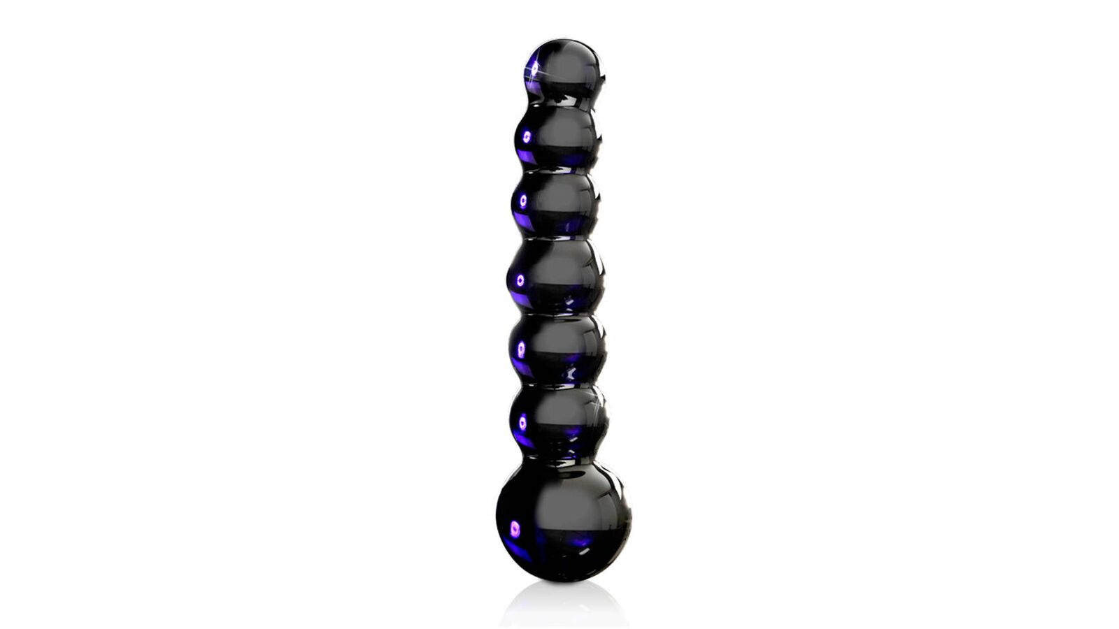 Icicles No 51 Beaded Blue Glass Dildo