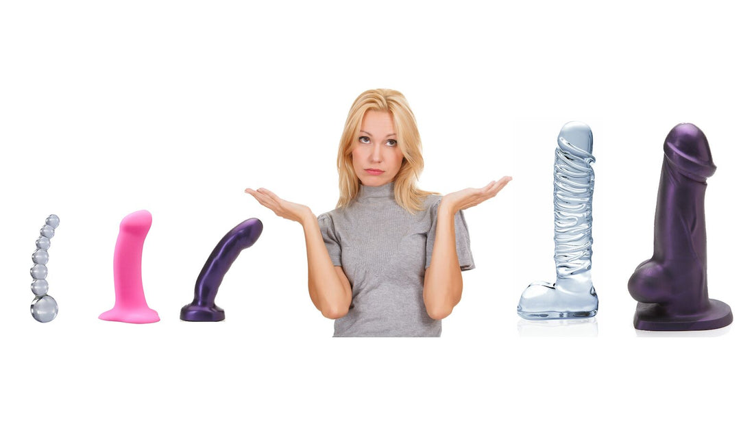 Choosing big and small dildos