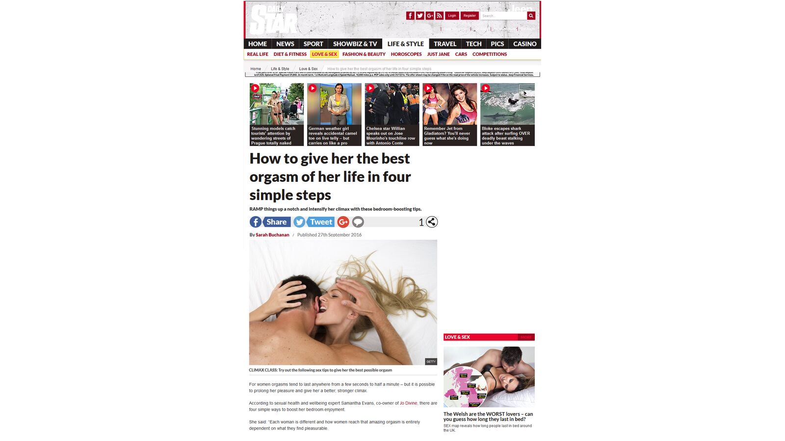 How to give her the best orgasm of her life in 4 simple steps - Daily Star