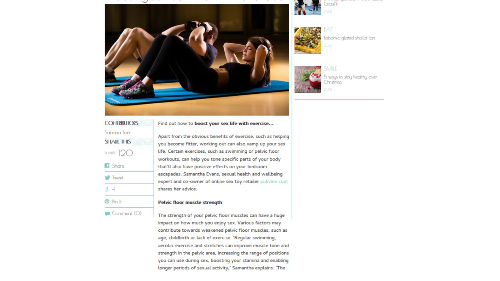 Boost Your Sex Life with Exercise - We Heart Living