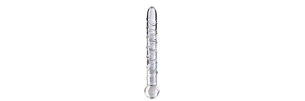 Icicles No 1 Clear Spiral Glass Dildo