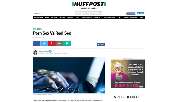 Porn Sex V Real Sex - Huff Post Lifestyle