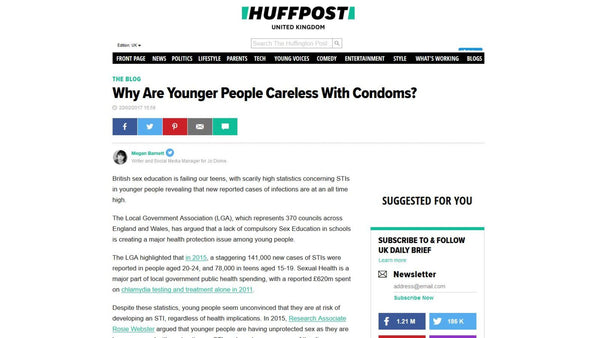 Why Are Younger People Careless With Condoms? - Huffington Post UK