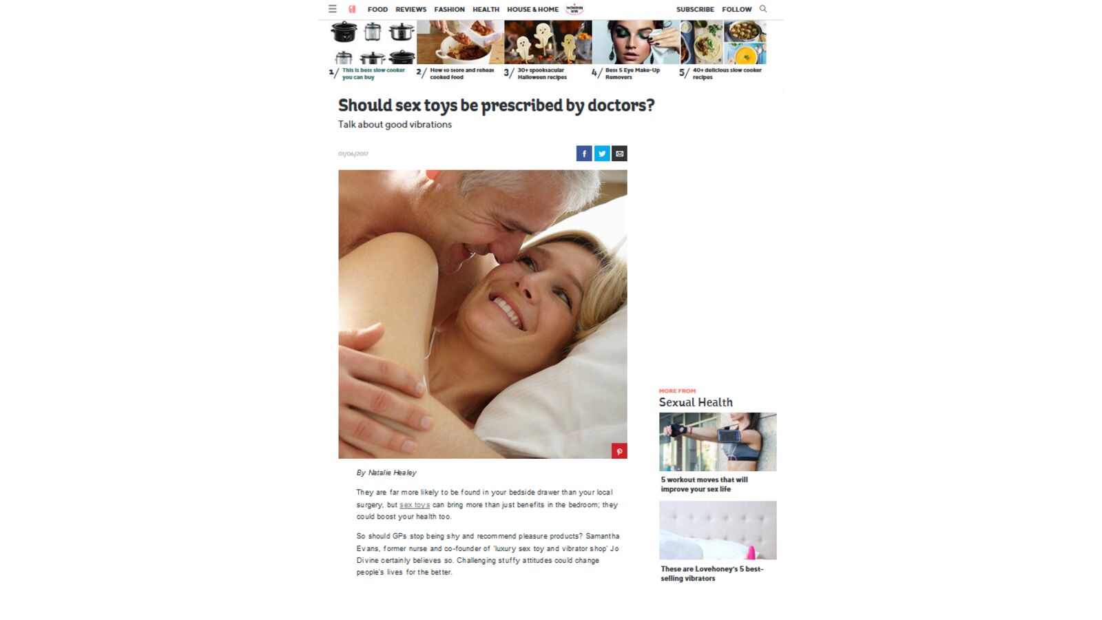 Should Sex Toys Be Prescribed By Doctors? - Good Housekeeping