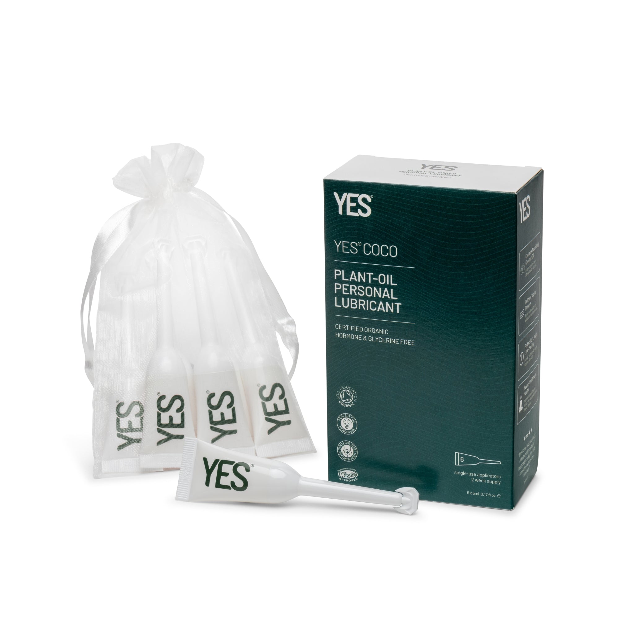 Yes Coco Oil Based Lube Applicators x 6