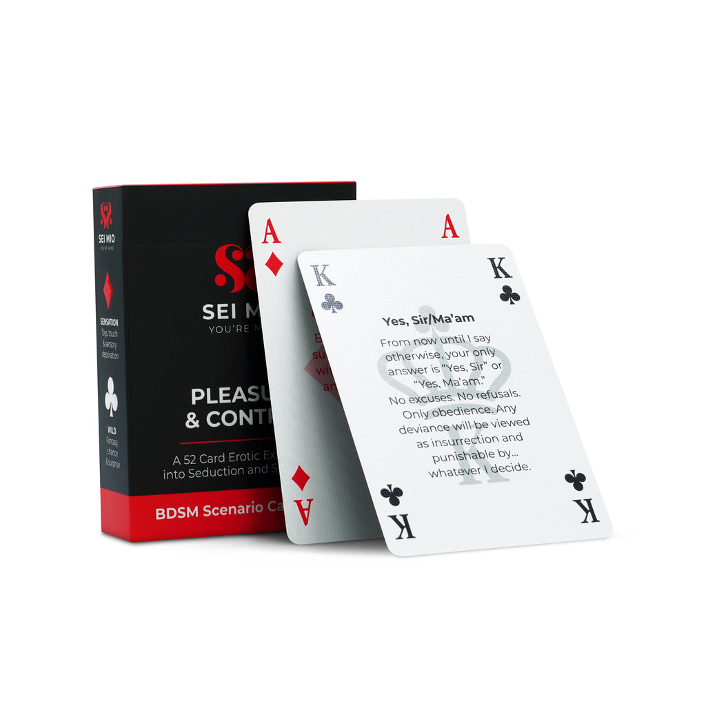 Sei Mio Pleasure And Control Card Game