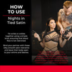 Sei Mio Nights in Tied Satin Silk Sash Restraints