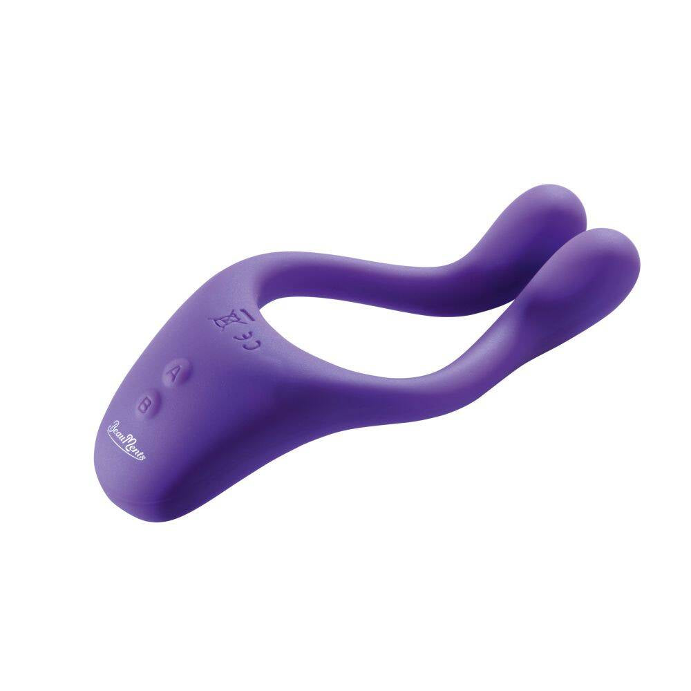 Doppio 1 Couples Vibrator - Purple