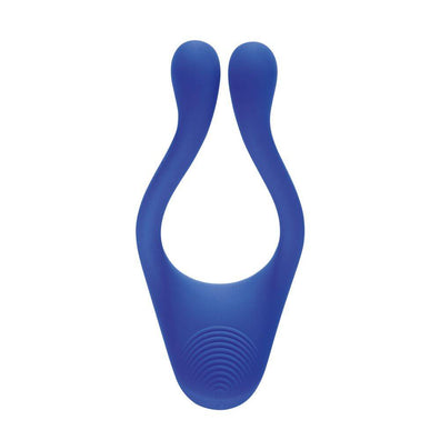 Doppio 2 Couples Vibrator With Remote - Blue