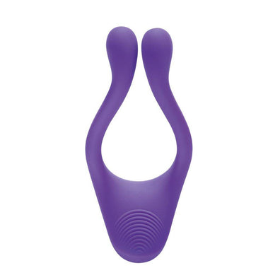 Doppio 2 Couples Vibrator With Remote - Purple