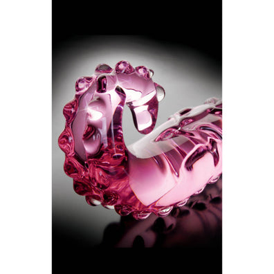 Icicles No 24 Pink Tentacle Glass Dildo