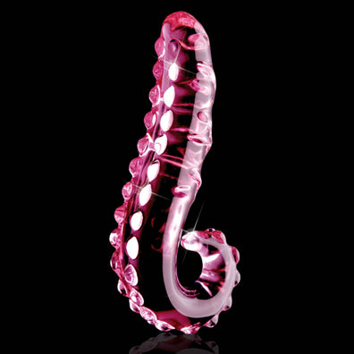 Icicles No 24 Pink Tentacle Glass Dildo