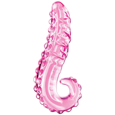 Icicles No 24 Pink Tentacle Glass Dildo