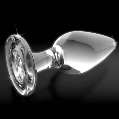 Icicles No 26 Smooth Long Glass Anal Plug