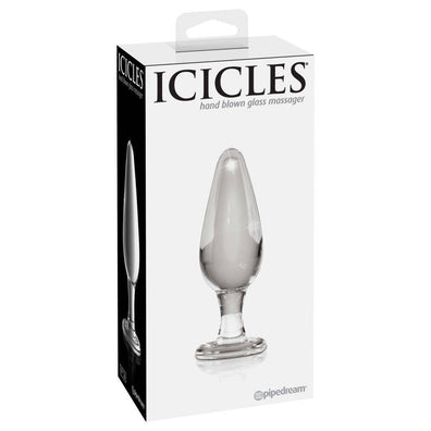 Icicles No 26 Smooth Long Glass Anal Plug