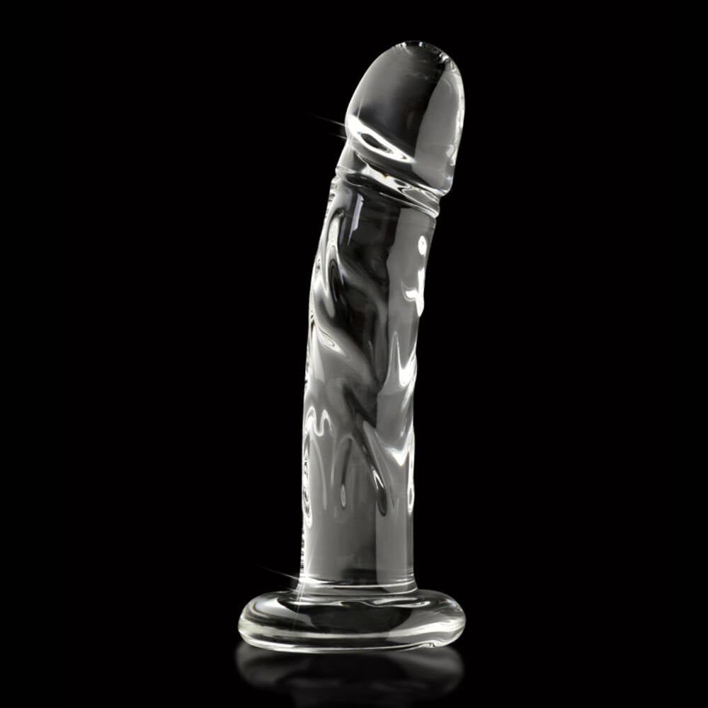 Icicles No 62 Clear Realistic Glass Dildo