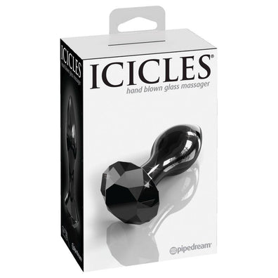 Icicles No 78 Dark Glass Crystal Anal Plug