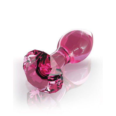 Icicles No 79 Pink Glass Crystal Anal Plug