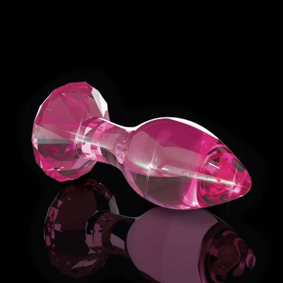 Icicles No 79 Pink Glass Crystal Anal Plug