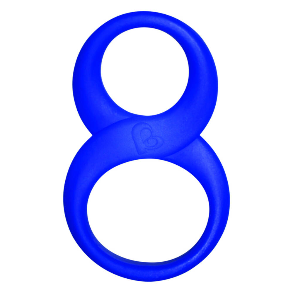 Rocks Off 8 Ball Cock Ring - Blue