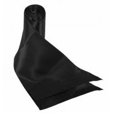 Sex And Mischief Silky Sash Restraints - Black