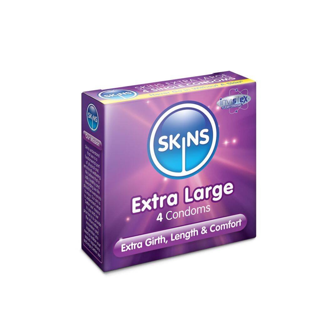 Skins Extra Large Condoms - 4 Pack