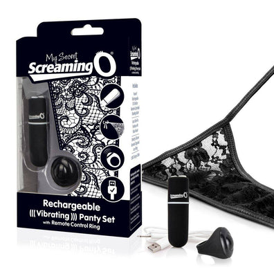 Screaming O My Secret Panty Vibe - Black