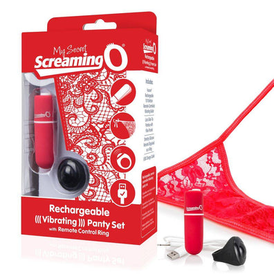 Screaming O My Secret Panty Vibe - Red