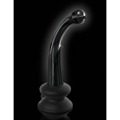 Icicles No 87 G-spot Suction Cup Glass Dildo