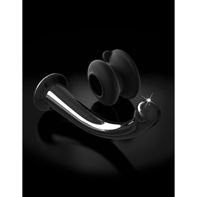 Icicles No 87 G-spot Suction Cup Glass Dildo